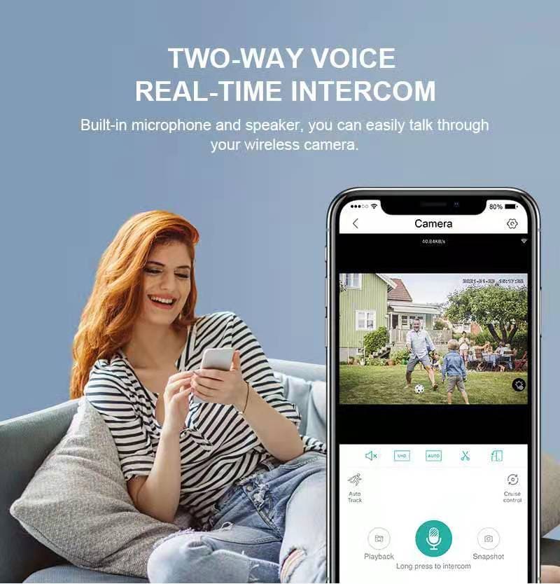 투광 조명을 갖춘 ABQ-A10 WiFi 카메라 - 최고의 보안 카메라 제조업체
