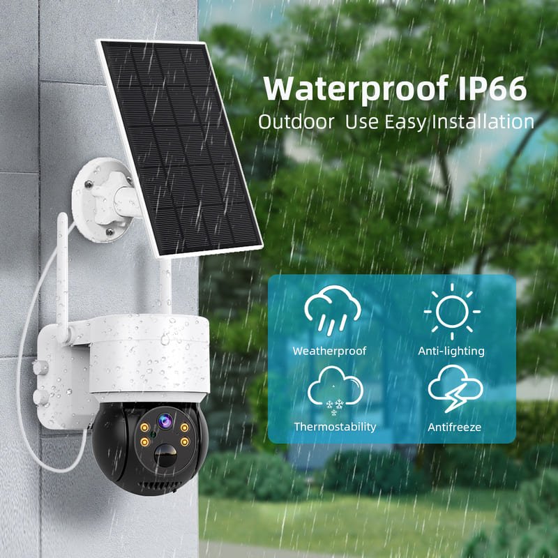 iCSee ABQ-Q6 Wireless Solar Powered Security Camera