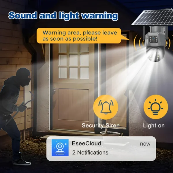 EseeCloud QS12-B4L 6MP Solar Power Dual Lens 4G Cameras - Image 6