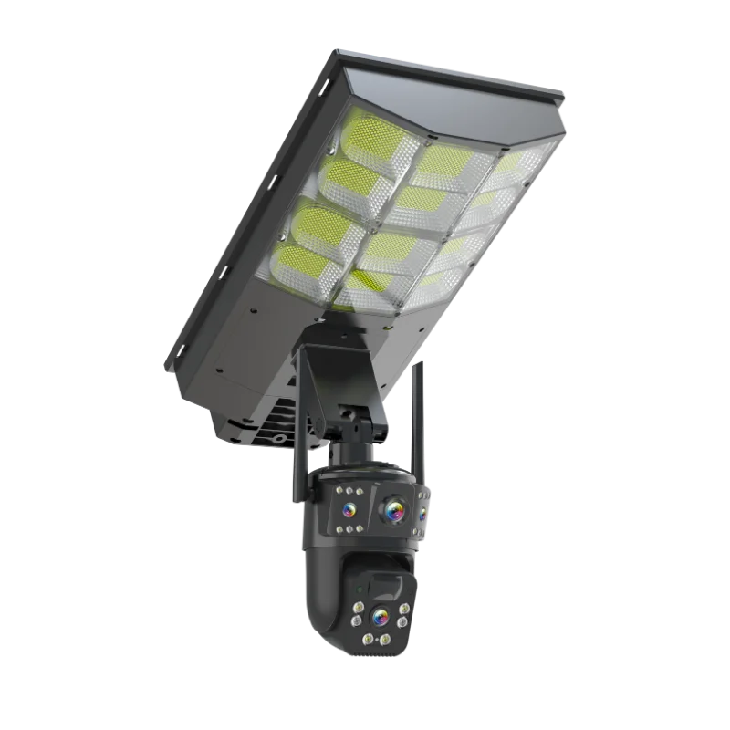 DQS8 EseeCloud Dual Lens Solar Camera with Street Lights