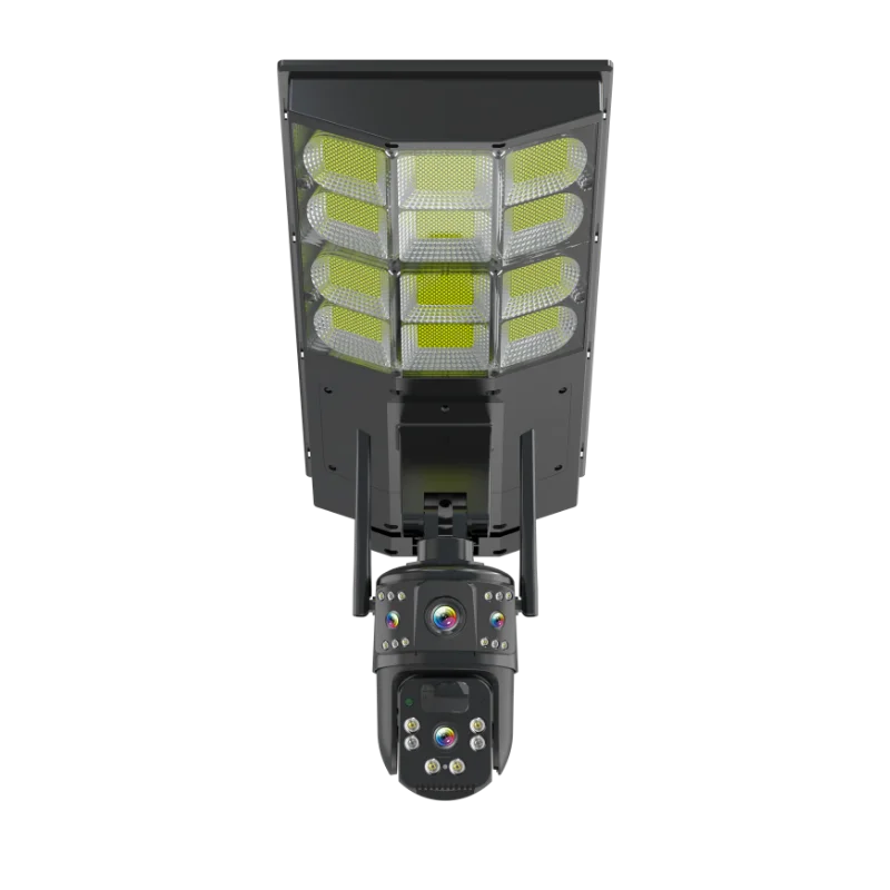 DQS8 EseeCloud Dual Lens Solar Camera with Street Lights