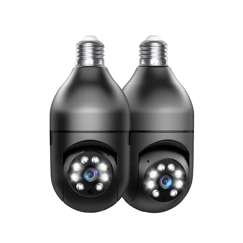 E27 EseeCloud Light Bulb Camera - black