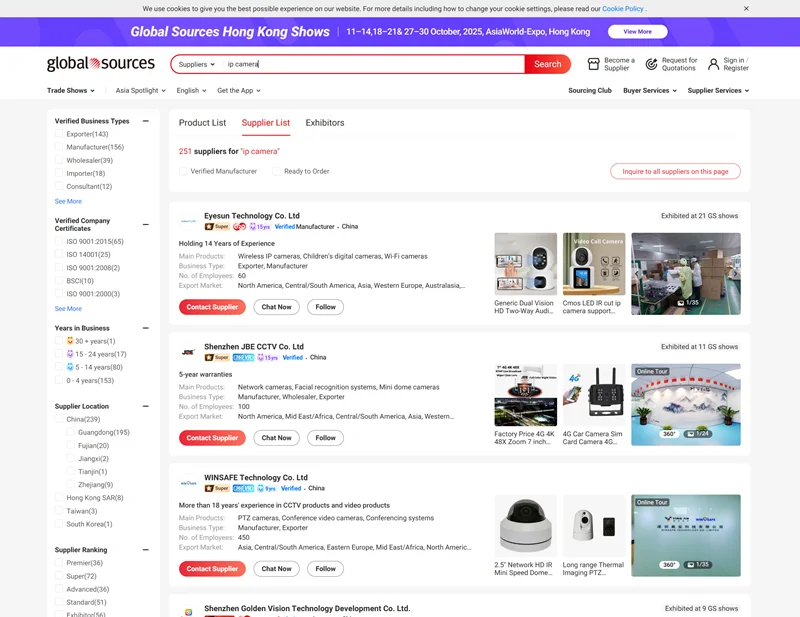 Ip Camera Manufacturers Global Sources