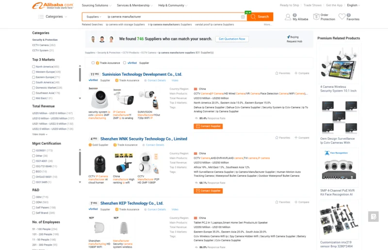 Ip Camera Manufacturers alibaba