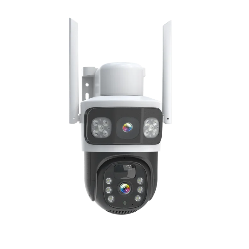 QS16D EseeCloud WiFi Camera Solar 8MP 4G Dual Lens