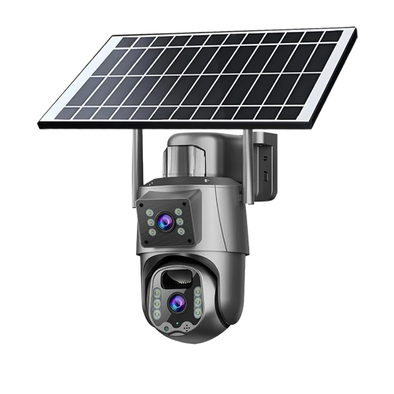 QS6 EseeCloud CCTV Camera 6MP Solar PIR Dual Lens