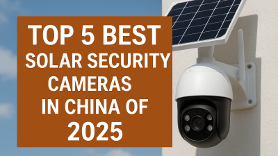 Top 5 Best Solar Security Cameras In China Of 2025