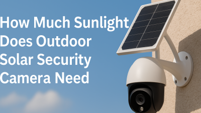 How Much Sunlight Does Outdoor Solar Security Camera Need