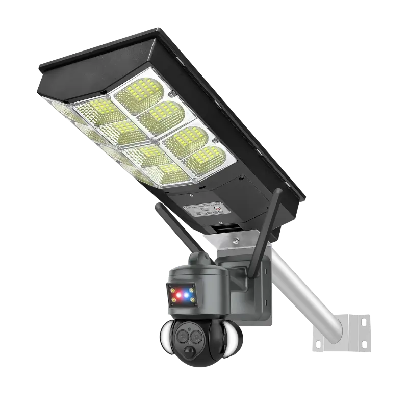 Caméra d'éclairage public solaire ST-LC558 à double objectif 4G WiFi