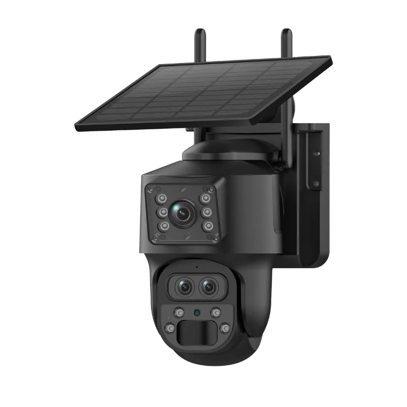 Caméra solaire cellulaire ST-S537 à triple objectif, zoom hybride et suivi PTZ
