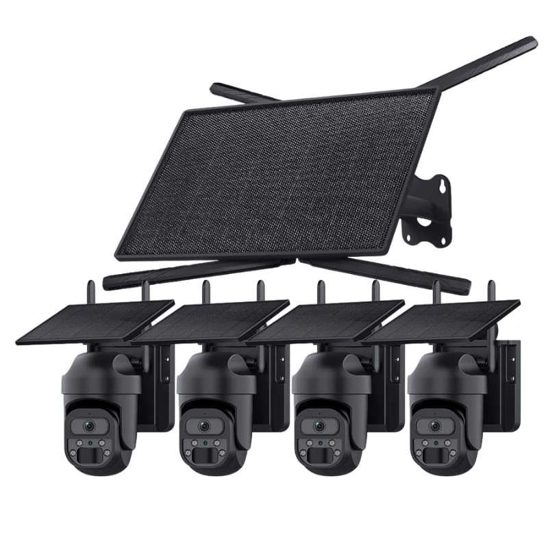 Kit caméra de vidéosurveillance solaire ST-SKR04-A avec routeur solaire 4G (1)