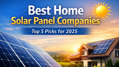 Best Home Solar Panel Companies Top 5 Picks for 2025