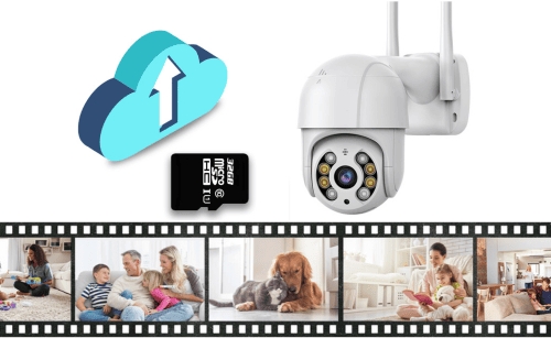 Arquitetura de armazenamento flexível câmera icsee