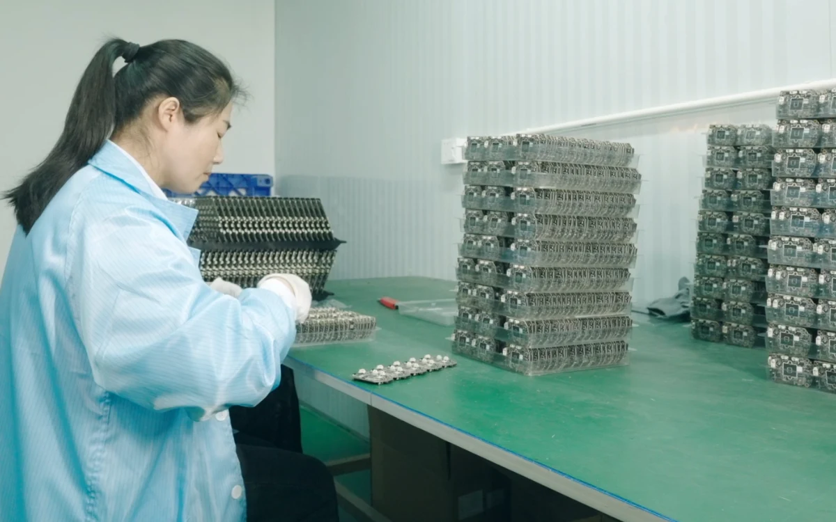 Incoming quality inspection for security camera components