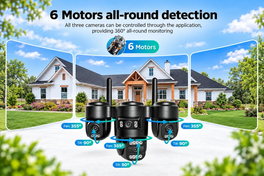 6 Motors All-Round Detection