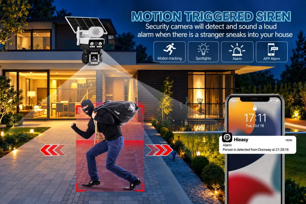 Motion-Triggered Siren Alarm