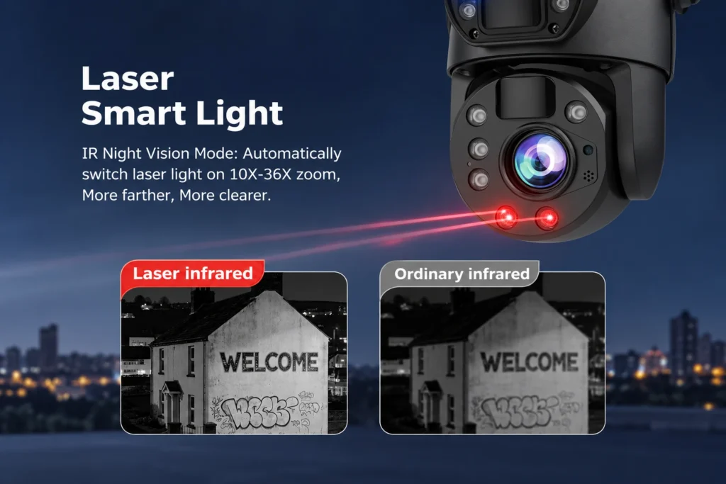 Laser-Assisted Night Vision