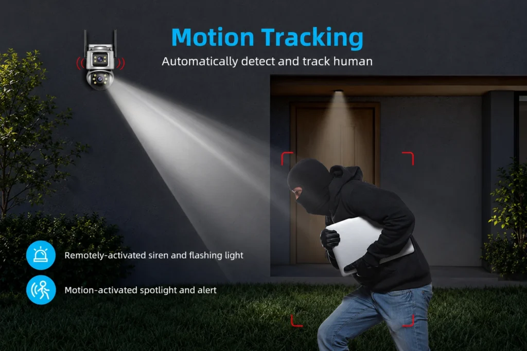 Detección humana y seguimiento automático