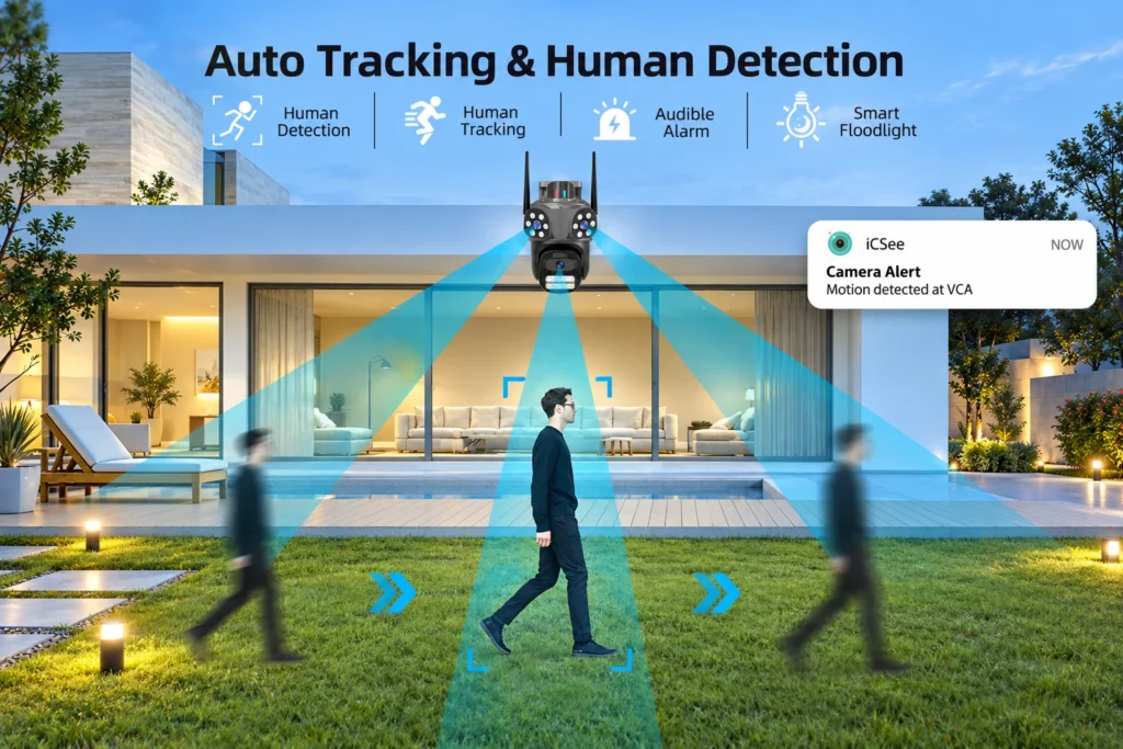 Auto Tracking & Human Detection
