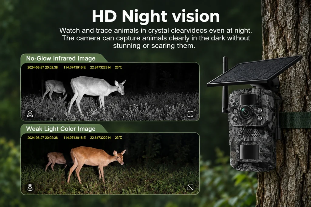 Visión nocturna HD de baja luminosidad