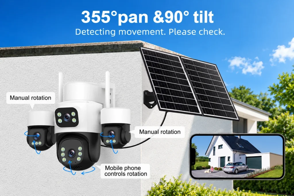 355° Pan & 90° Tilt Control