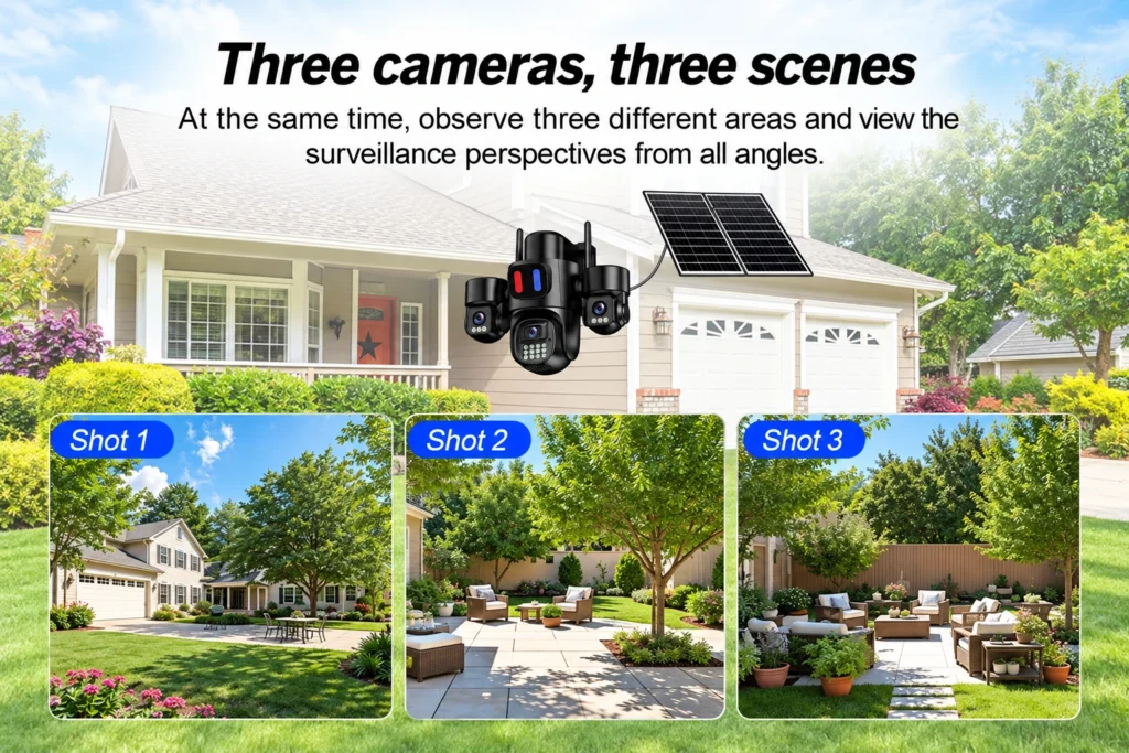 Three Cameras, Three Views