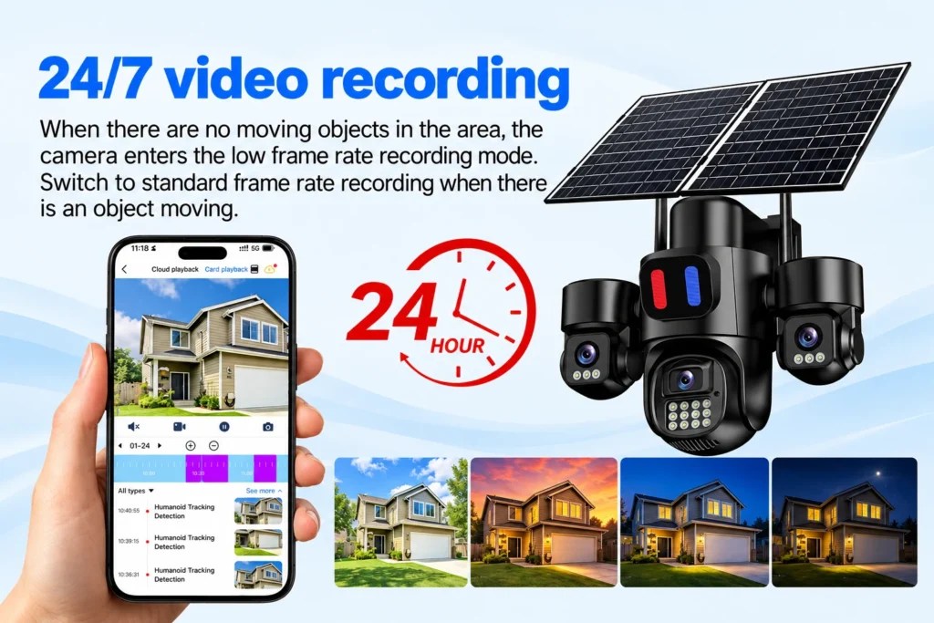 24/7 Continuous Recording