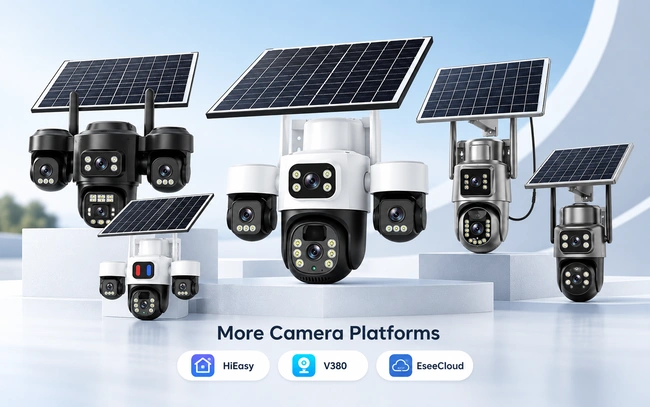 Multiple security camera platforms