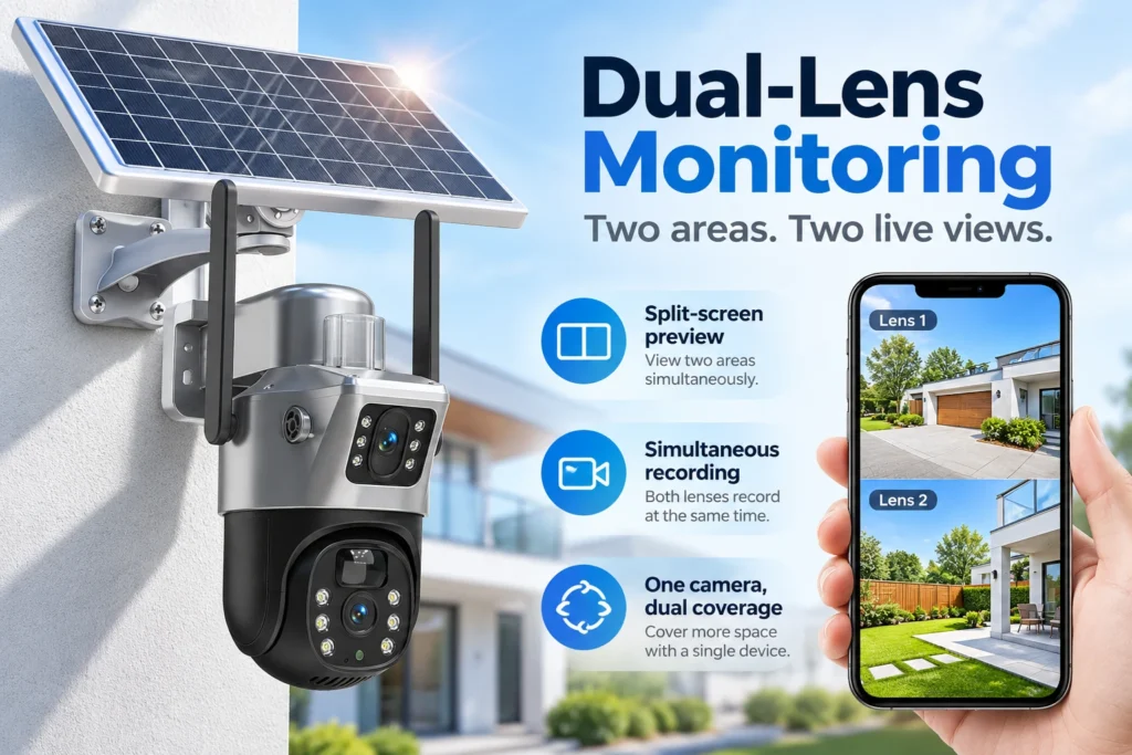 Monitorización con doble lente