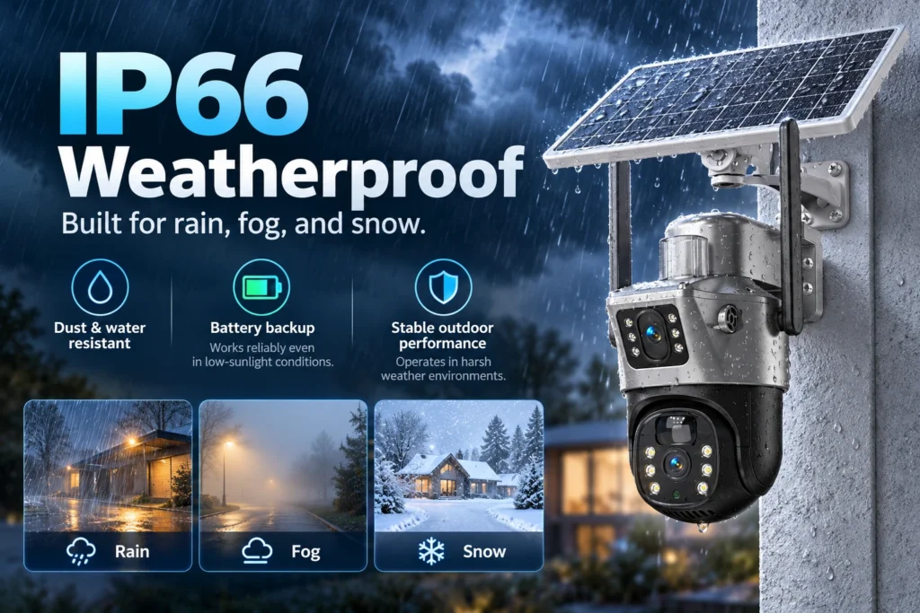 IP66 resistente a la intemperie