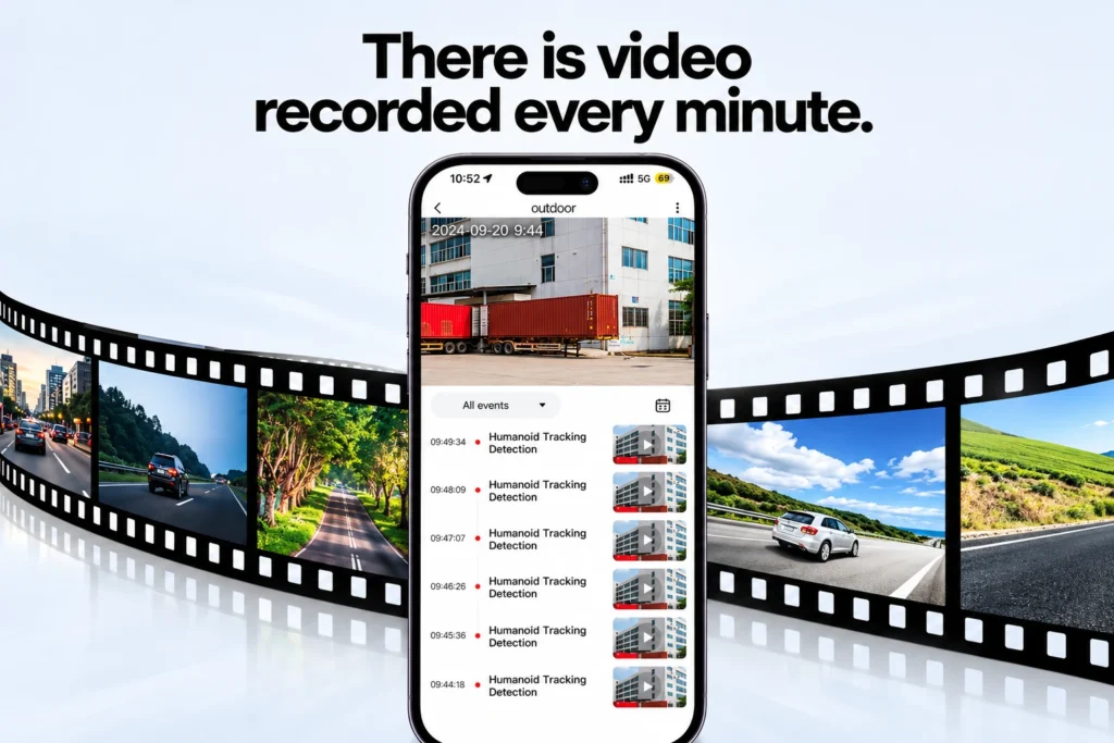 Gravação de Vídeo Contínua
